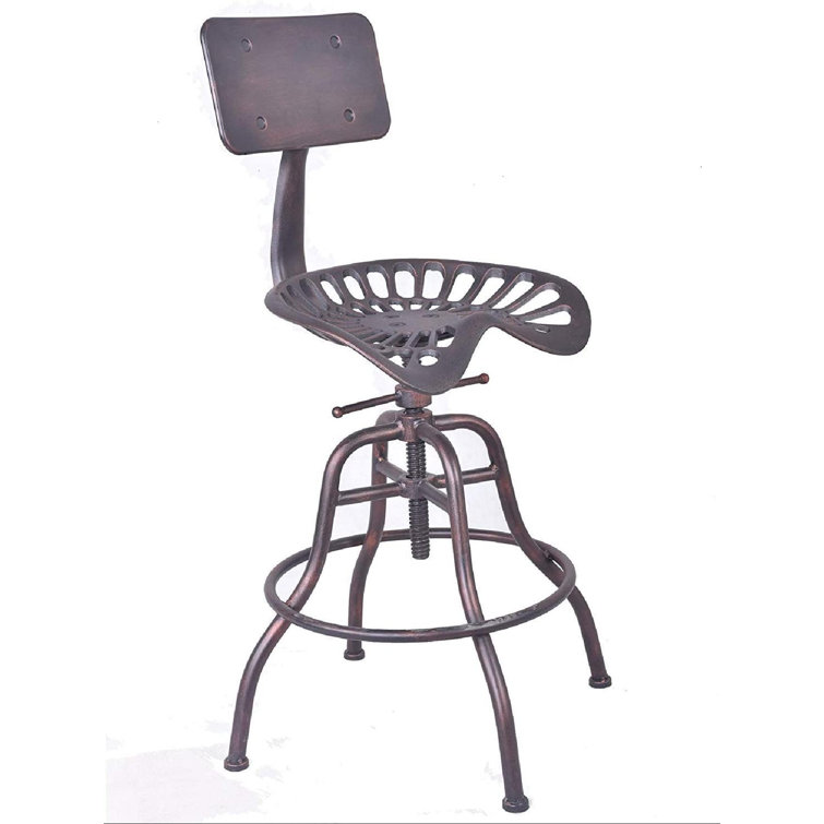 Stools & Breakfast Bars Home METAL IRON VINTAGE TRACTOR SEAT INDUSTRIAL